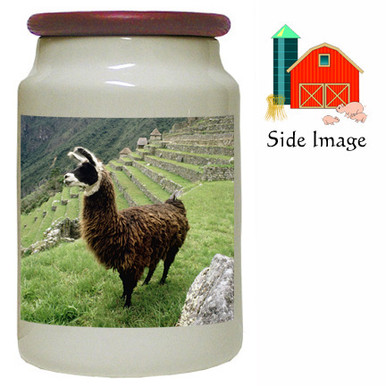 Llama Canister Jar