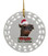 Camel Porcelain Christmas Ornament