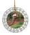 Camel Porcelain Christmas Ornament