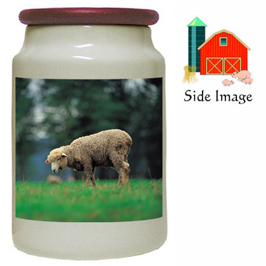 Sheep Canister Jar