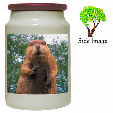 Beaver Canister Jar