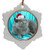 British Shorthair Cat Jolly Santa Snowflake Christmas Ornament