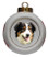 Australian Shepherd Porcelain Ball Christmas Ornament