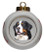Bernese Mountain Dog Porcelain Ball Christmas Ornament