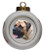 Mastiff Porcelain Ball Christmas Ornament