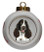 Springer Spaniel Porcelain Ball Christmas Ornament
