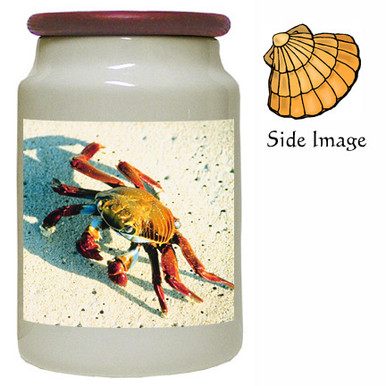 Crab Canister Jar