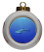 Shark Porcelain Ball Christmas Ornament
