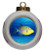 Triggerfish Porcelain Ball Christmas Ornament
