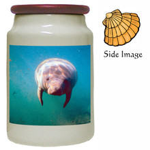 Manatee Canister Jar