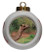 Camel Porcelain Ball Christmas Ornament
