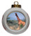 Giraffe Porcelain Ball Christmas Ornament