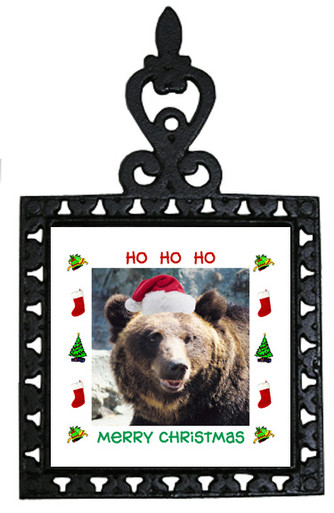 Bear Christmas Trivet
