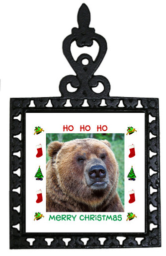 Bear Christmas Trivet