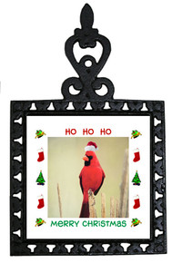 Cardinal Christmas Trivet