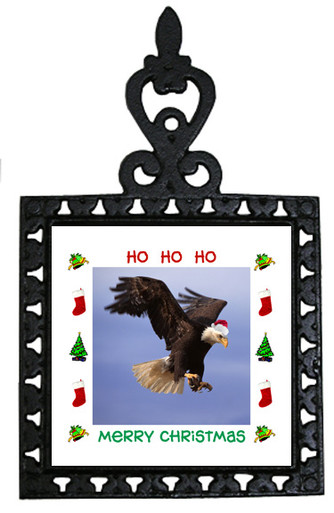 Eagle Christmas Trivet