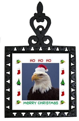 Eagle Christmas Trivet