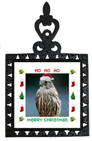 Falcon Christmas Trivet