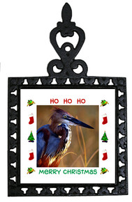 Goliath Heron Christmas Trivet