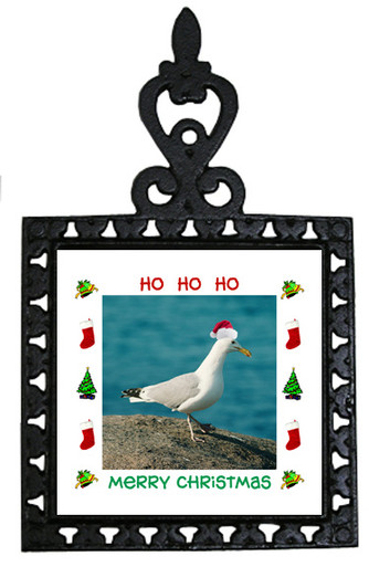 Seagull Christmas Trivet