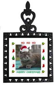 Cat Christmas Trivet