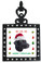 Black Labrador Retriever Christmas Trivet