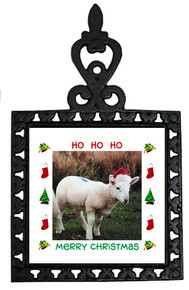 Lamb Christmas Trivet