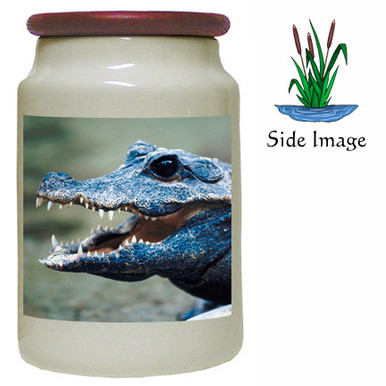 Crocodile Canister Jar