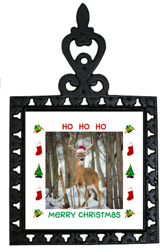 Deer Christmas Trivet
