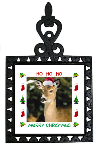 Deer Christmas Trivet