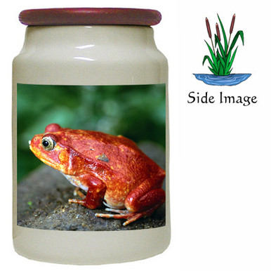 Tomato Frog Canister Jar