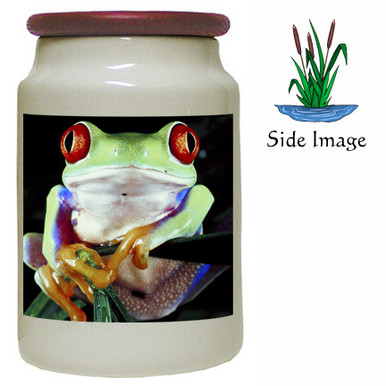 Tree Frog Canister Jar