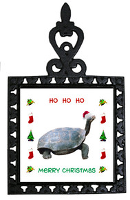 Turtle Christmas Trivet
