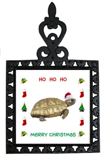Turtle Christmas Trivet
