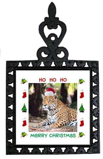 Jaguar Christmas Trivet