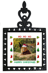Lion Christmas Trivet