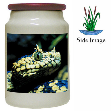 Viper Snake Canister Jar