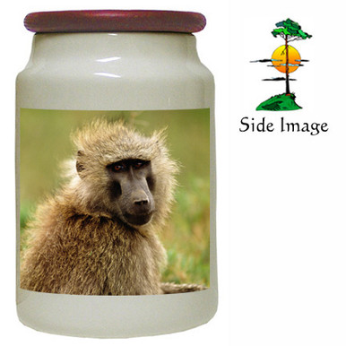 Baboon Canister Jar