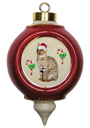 Savannah Victorian Red & Gold Christmas Ornament