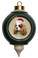 Cavalier King Charles Victorian Green & Gold Christmas Ornament
