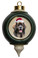 Leonberger Victorian Green & Gold Christmas Ornament
