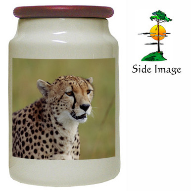 Cheetah Canister Jar