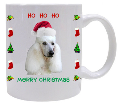 Poodle Christmas Mug