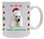 Poodle Christmas Mug