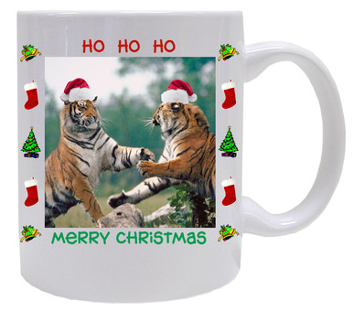 Tiger Christmas Mug