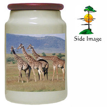 Giraffe Canister Jar