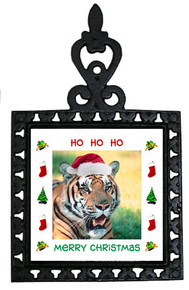 Tiger Christmas Trivet
