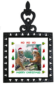 Tiger Christmas Trivet