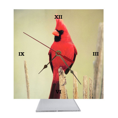 Cardinal Desk Clock