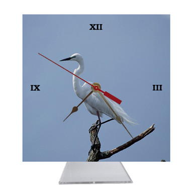 Egret Desk Clock